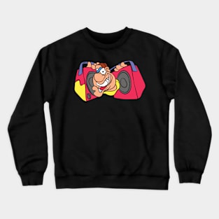 Graffiti character with speakers Crewneck Sweatshirt